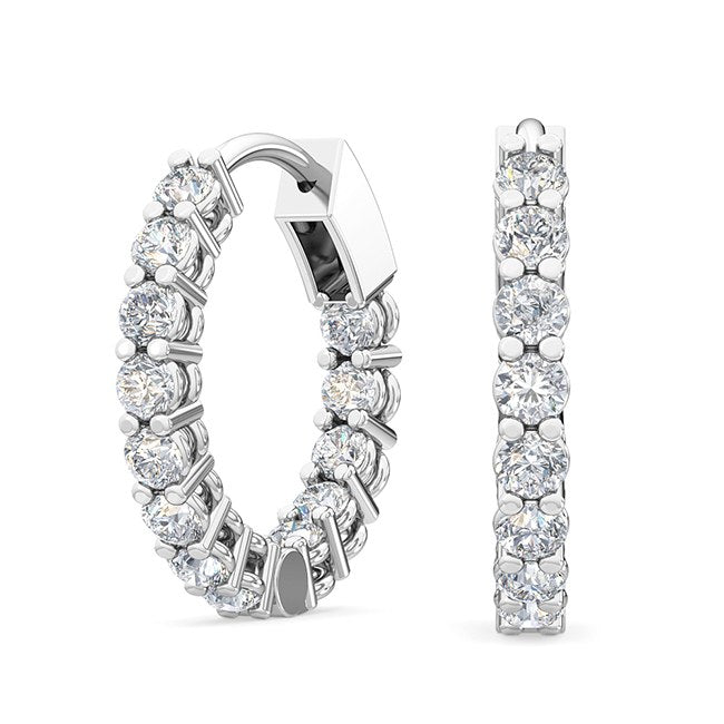 18K White Gold