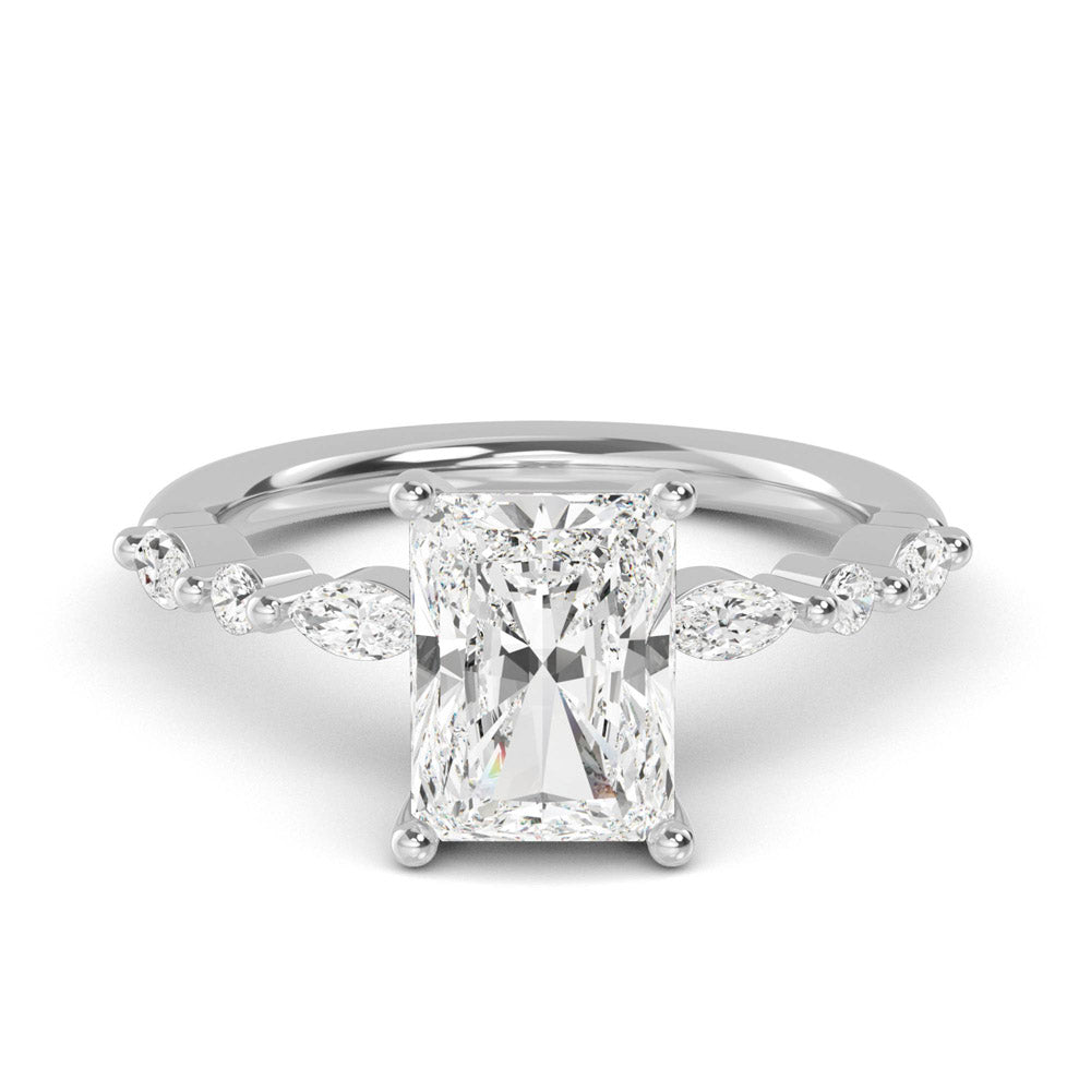 18K White Gold